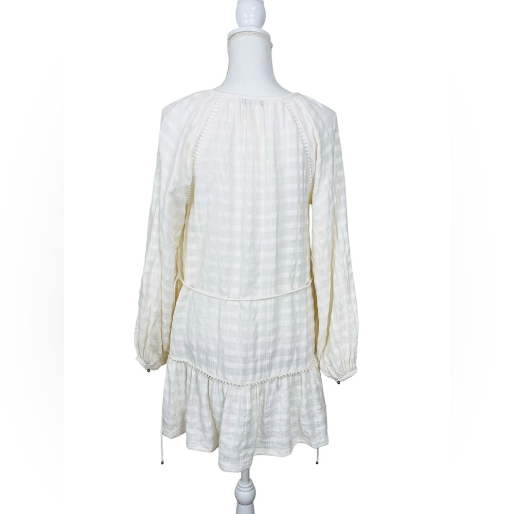 Celina Moon 100% Cotton Boho Tunic Dress in Ivory Size XSmall - Picture 5 of 11